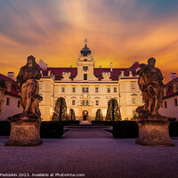 Buy canvas prints of Castle in Valtice, South Moravia, Czechia by Sergey Fedoskin