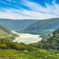 Buy canvas prints of Wachau valley with Danube river. Austria. by Sergey Fedoskin