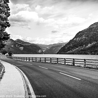 Buy canvas prints of Road in Austrian Alps. by Sergey Fedoskin
