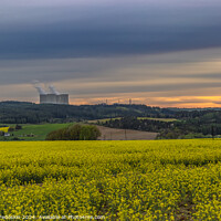 Buy canvas prints of Temelin nuclear power station. Czechia . by Sergey Fedoskin