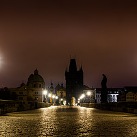 Buy canvas prints of Charles bridge in Prague, Czech Republic. by Sergey Fedoskin