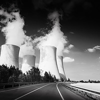 Buy canvas prints of Nuclear power plant Temelin. by Sergey Fedoskin