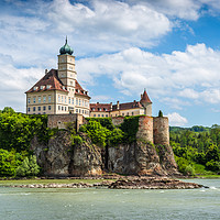 Buy canvas prints of Schonbuhel castle, Danube river, Lower Austria by Sergey Fedoskin