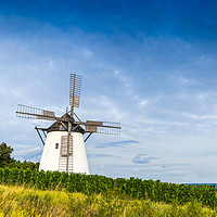 Buy canvas prints of Old windmill near Retz village in Austria. by Sergey Fedoskin