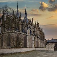 Buy canvas prints of Kutna Hora with Saint Barbara's Church that is a U by Sergey Fedoskin