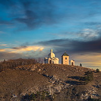 Buy canvas prints of Beautiful and famous St. Sebastian's chapel (svaty by Sergey Fedoskin
