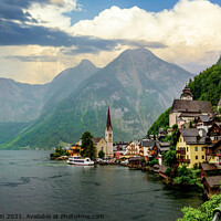 Buy canvas prints of Hallstatt. Austrian Alps. by Sergey Fedoskin