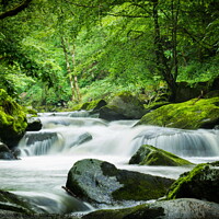 Buy canvas prints of Stream in Austrian Alps. by Sergey Fedoskin