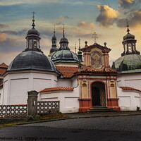 Buy canvas prints of Klokoty church. Czechia. by Sergey Fedoskin