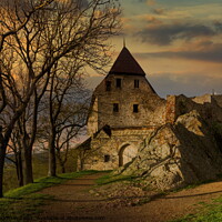 Buy canvas prints of Castle Tocnik. by Sergey Fedoskin