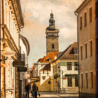 Buy canvas prints of Ceske Budejovice, Czech Republic. by Sergey Fedoskin