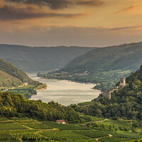 Buy canvas prints of Danube river in Wachau valley. by Sergey Fedoskin