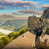 Buy canvas prints of Aggstein castle. by Sergey Fedoskin
