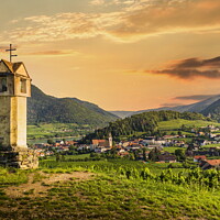 Buy canvas prints of Wachau valley on the bank of Danube river. by Sergey Fedoskin