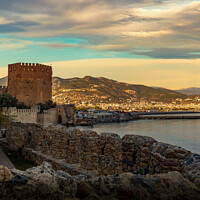 Buy canvas prints of Fortress in the city of Alanya. by Sergey Fedoskin