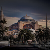 Buy canvas prints of Hagia Sophia (Ayasofya). View from the Sultan Ahmet Park. Istanb by Sergey Fedoskin