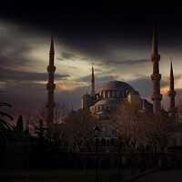 Buy canvas prints of Sultan Ahmed Mosque (Blue mosque). Istanbul, Turkey. by Sergey Fedoskin