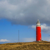 Buy canvas prints of          A lighthouse in Holland                   by Hamperium Photography