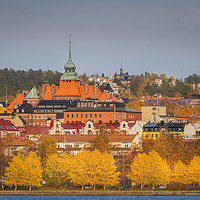 Buy canvas prints of Autumn in Östersund by Hamperium Photography