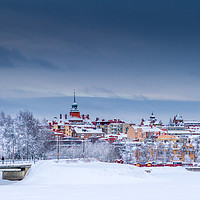Buy canvas prints of Winter in Östersund Sweden by Hamperium Photography