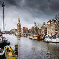 Buy canvas prints of Montelbaanstoren  Amsterdam by Hamperium Photography