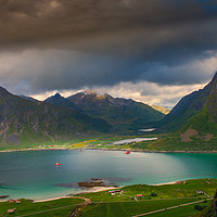 Buy canvas prints of Hiking on the Lofoten by Hamperium Photography