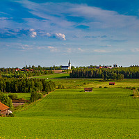 Buy canvas prints of Fields of green by Hamperium Photography