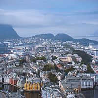 Buy canvas prints of City of Ålesund by Hamperium Photography