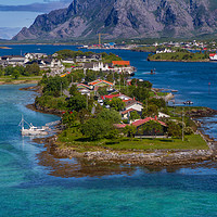 Buy canvas prints of Brønnøysund in Norway by Hamperium Photography