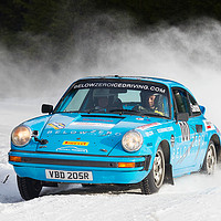 Buy canvas prints of Winter rally Sweden by Hamperium Photography