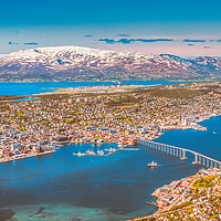 Buy canvas prints of Tromsø the Paris from the north by Hamperium Photography