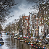 Buy canvas prints of Canals of Amsterdam by Hamperium Photography