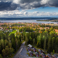 Buy canvas prints of City of Östersund in Sweden by Hamperium Photography