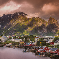 Buy canvas prints of Lofoten islands Norway by Hamperium Photography