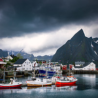 Buy canvas prints of Hamnøy Lofoten Norway by Hamperium Photography