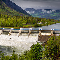 Buy canvas prints of Hydro power station by Hamperium Photography