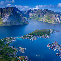 Buy canvas prints of Reine on the Lofoten by Hamperium Photography
