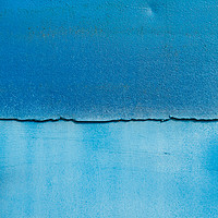 Buy canvas prints of Blue metal texture with scratches. by Tartalja 