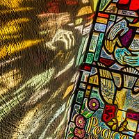 Buy canvas prints of Stained Glass by M Meadley