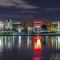 Buy canvas prints of Old Trafford, Manchester United, Long Exposure by Ian Haworth