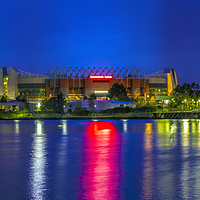Buy canvas prints of Old Trafford, Manchester United, Long Exposure  by Ian Haworth