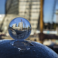 Buy canvas prints of Kathleen and May Glass Ball by Ian Haworth