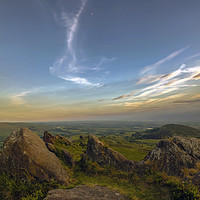 Buy canvas prints of The Roaches by Ian Haworth