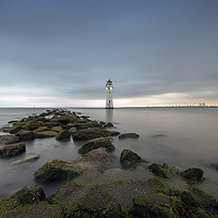 Buy canvas prints of Fort Perch Rock Lighthouse New Brighton by Ian Haworth
