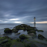 Buy canvas prints of Fort Perch Rock Lighthouse New Brighton by Ian Haworth