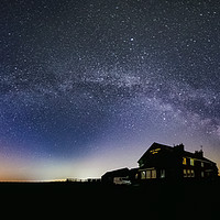Buy canvas prints of The Cat and Fiddle Milky Way by Ian Haworth
