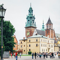Buy canvas prints of Royal Archcathedral Basilica and Wawel Castle. by Andrei Bortnikau