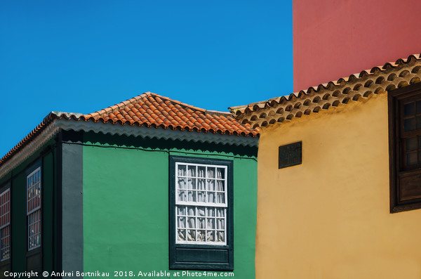 Colorful houses with windows Picture Board by Andrei Bortnikau