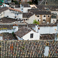 Buy canvas prints of Tile roof of old town by Igor Krylov