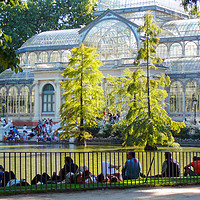 Buy canvas prints of Cristal palace in summer by Igor Krylov
